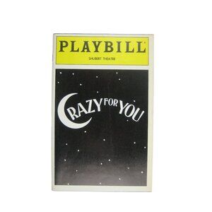 Crazy for You Playbill December 1995 Shubert Theatre James Brennan Karen Ziemba